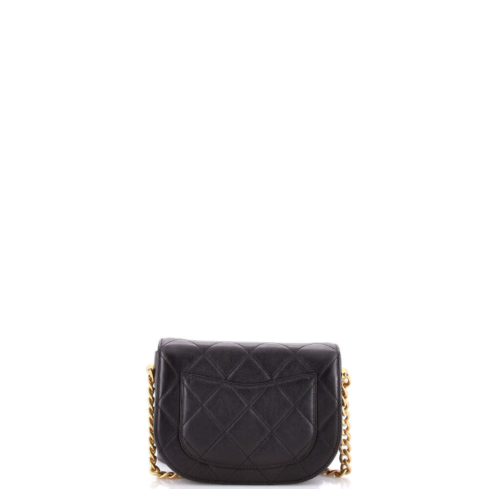 Chanel Mini Moon Flap Messenger Bag Quilted Calfskin - Picture 3 of 5